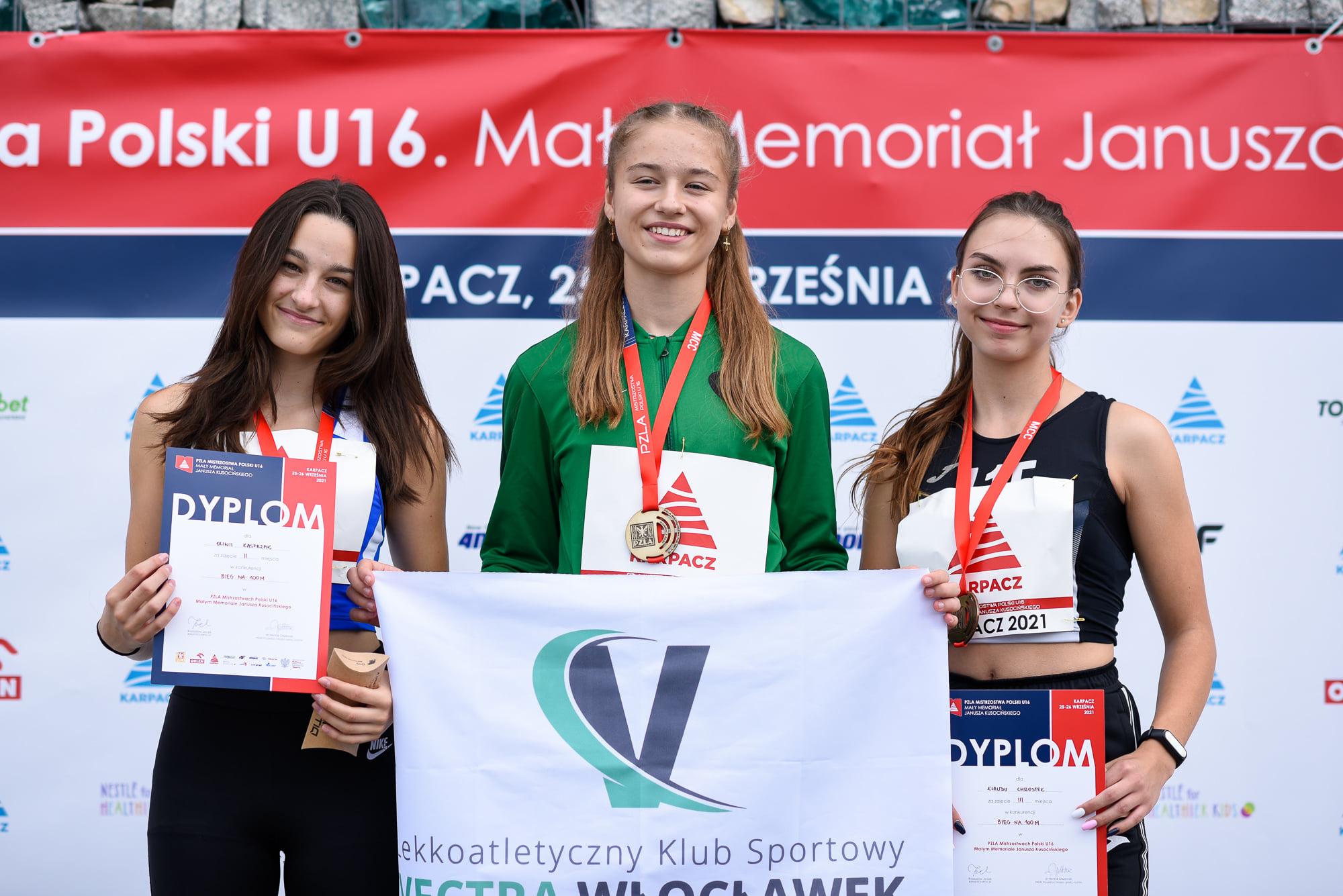 Klaudia Chrostek na Mistrzostwach Polski w biegu na 100m